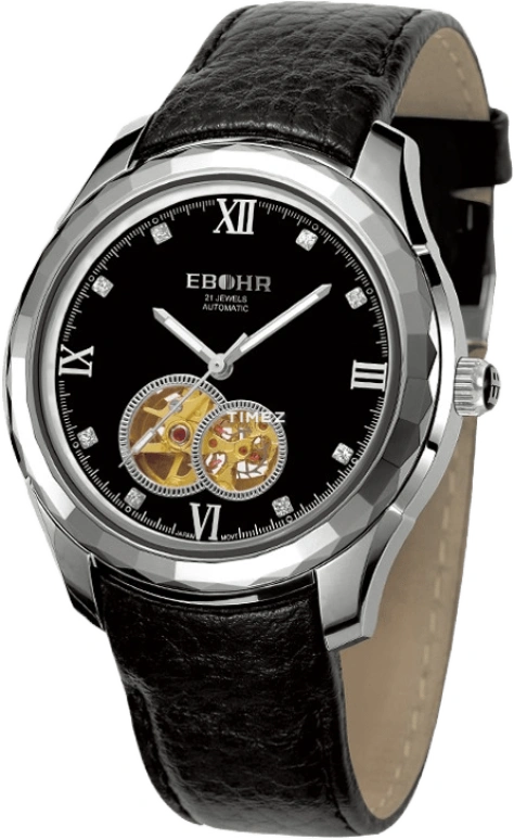 Ebohr,Master 40.50mm,40.50mm,Stainless Steel,Black,Automatic,Sapphire,Crystal Glass,Round,07051234