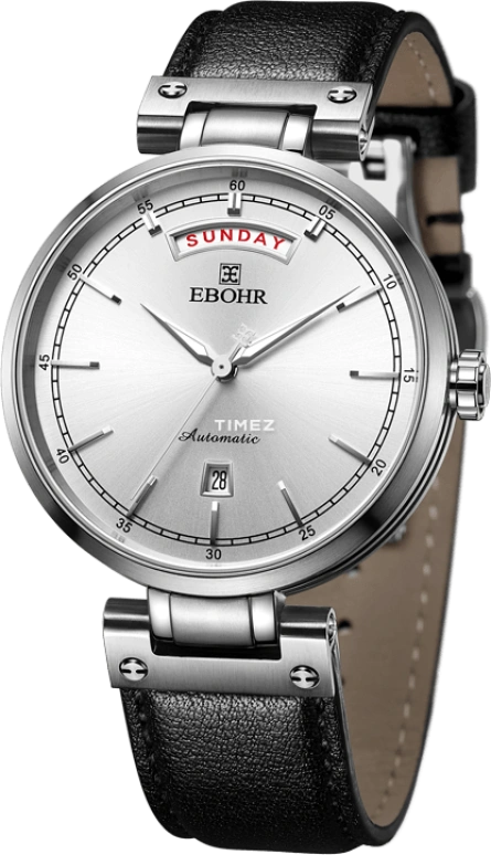 Ebohr,Master 41.50mm,41.50mm,Stainless Steel,Silver White,Automatic,Date,Day,18092138