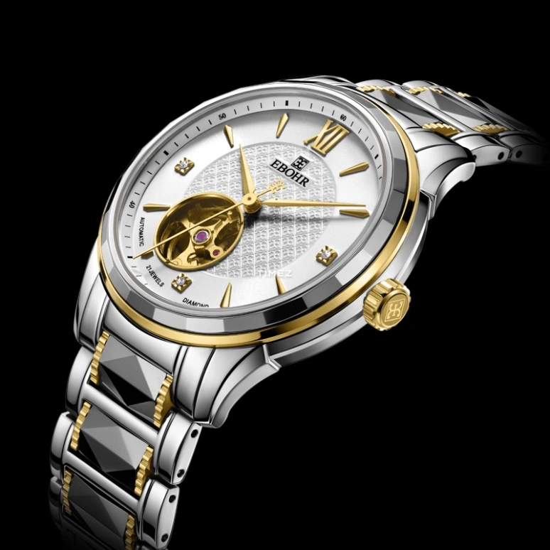 Ebohr,Master 41mm,41mm,Stainless Steel,Silver White,Automatic,Sapphire,Crystal Glass,Round,11070115