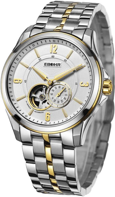 Ebohr,Master 42mm,42mm,Stainless Steel,White,Automatic,Sapphire,Crystal Glass,Round,10720219