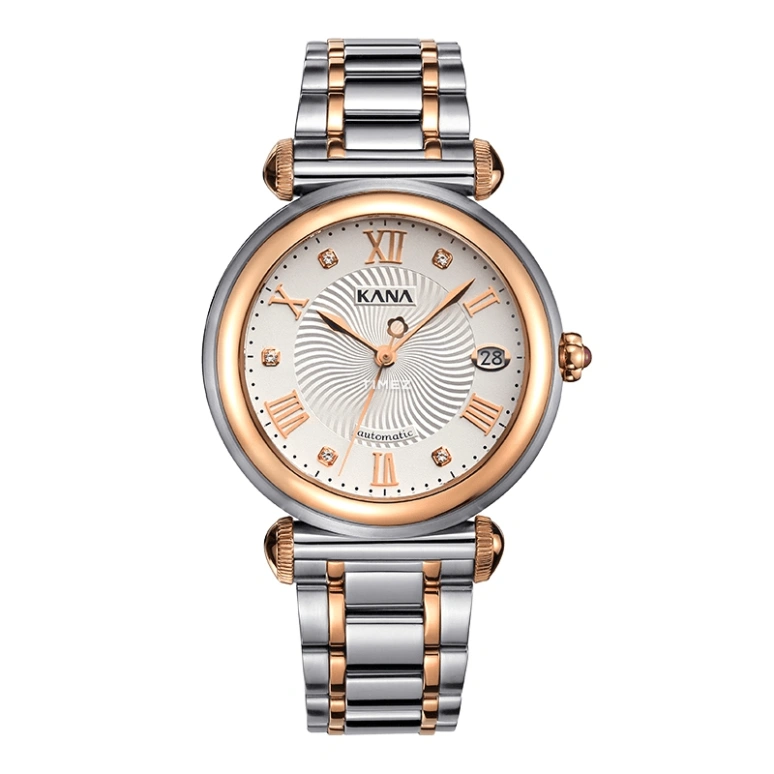 Ebohr,Kana 36mm,36mm,Stainless Steel,White,Automatic,Day,Sapphire,Glass,80120223