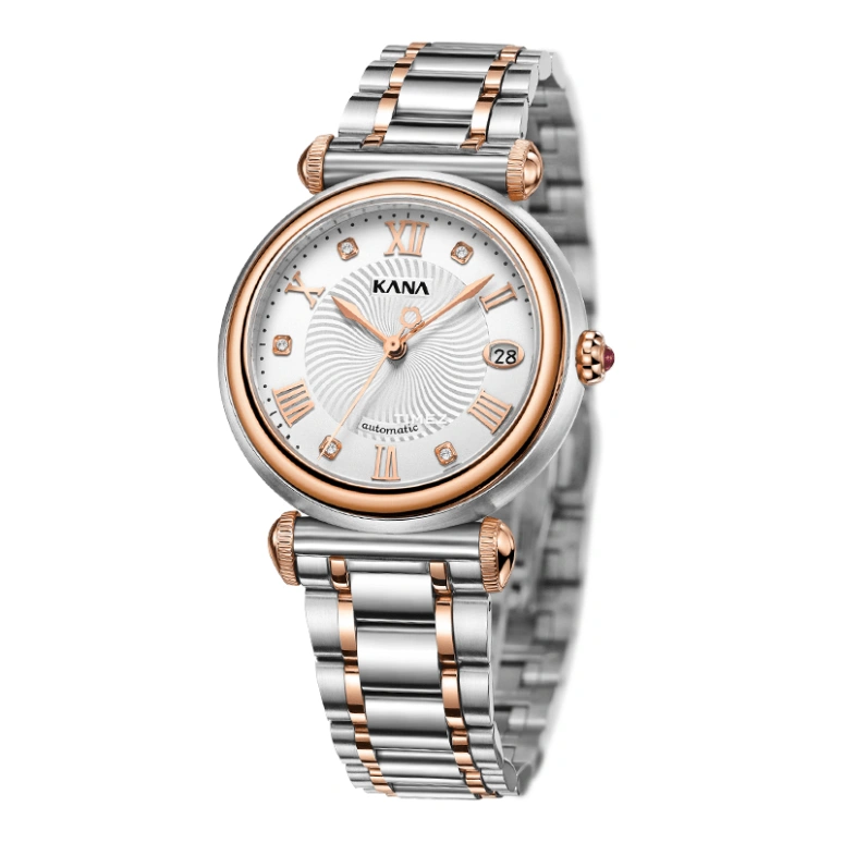 Ebohr,Kana 36mm,36mm,Stainless Steel,White,Automatic,Day,Sapphire,Glass,80120223