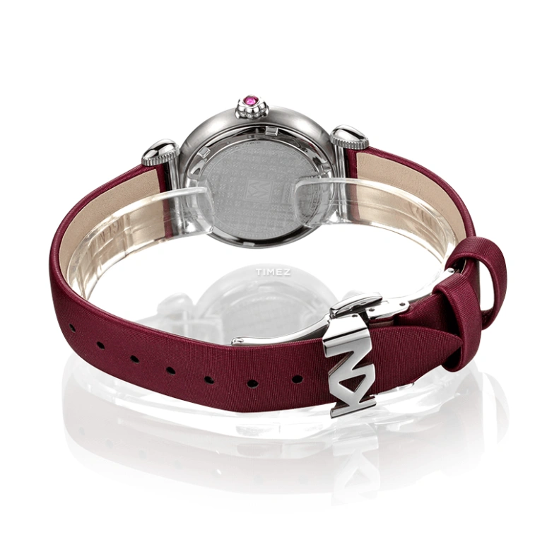 Ebohr,Kana 30mm,30mm,Stainless Steel,Red,Quartz,Sapphire,Glass,Round,80130543