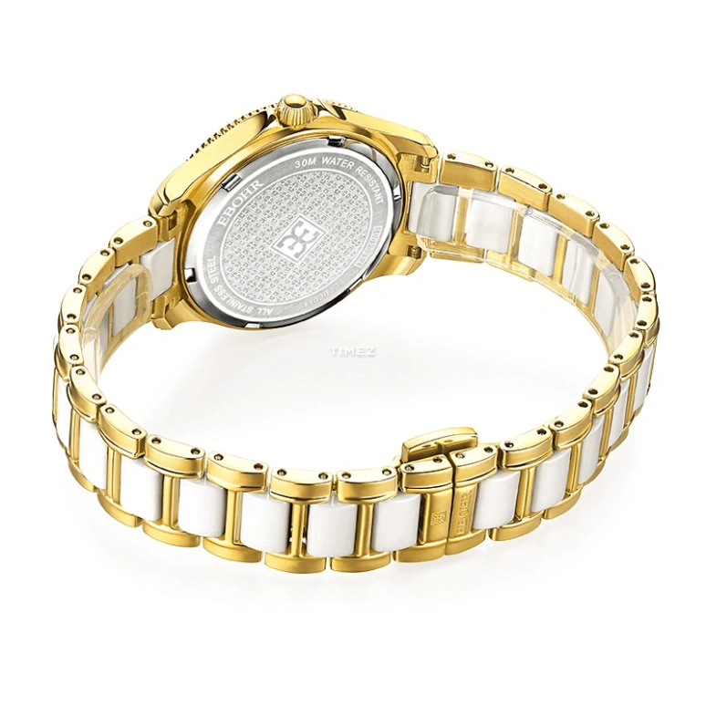 Ebohr,Kana 32mm,32mm,Stainless Steel,Silver,Quartz,Day,Sapphire,Crystal Glass,11020226