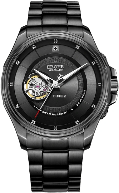 Ebohr,Explorer 43mm,43mm,Stainless Steel,Black,Automatic,Sapphire,Crystal Glass,Round,19108216