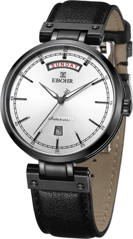 Ebohr,Master 41.50mm,41.50mm,Stainless Steel,Silver White,Automatic,Date,Day,18091138