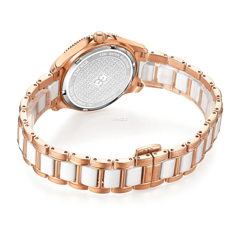 Ebohr,Kana 32mm,32mm,Stainless Steel,White,Quartz,Day,Sapphire,Crystal Glass,11020127