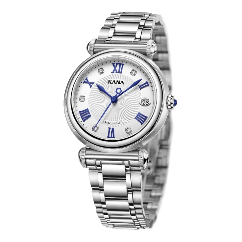 Ebohr,Kana 36mm,36mm,Stainless Steel,White,Automatic,Day,Sapphire,Glass,80120124