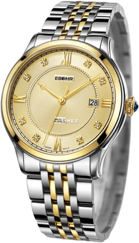 Ebohr,Master 42mm,42mm,Stainless Steel,Gold,Automatic,Day,Sapphire,Crystal Glass,10660119