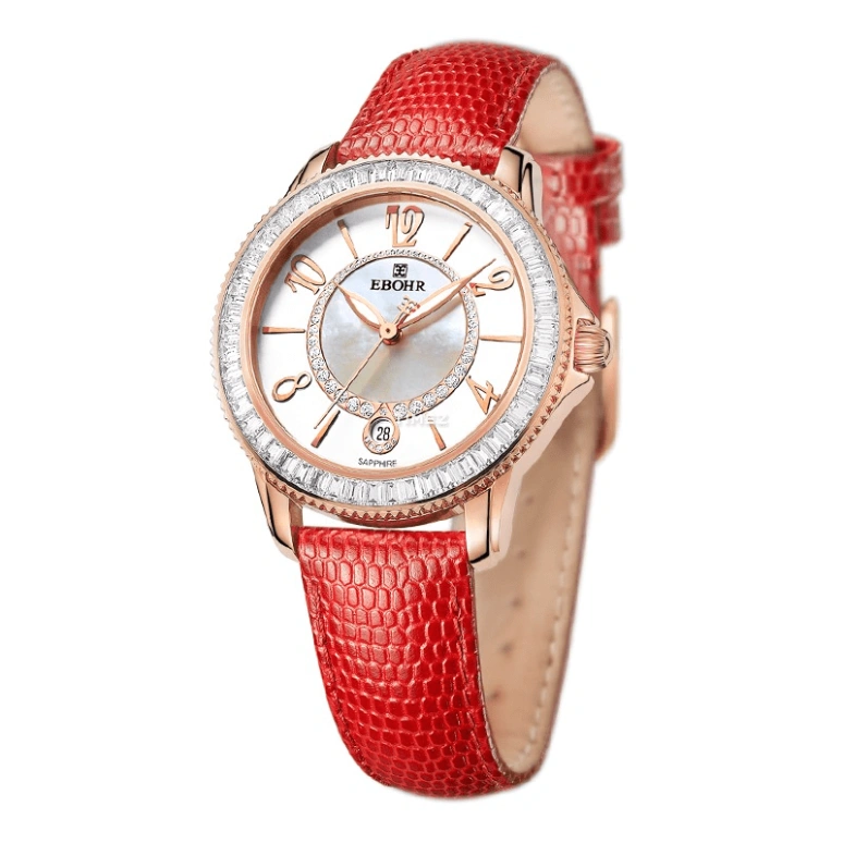 Ebohr,Kana 35.50mm,35.50mm,Stainless Steel,White,Quartz,Day,Sapphire,Crystal Glass,11030140