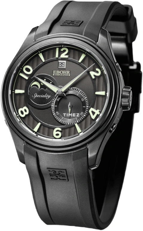 Ebohr,Explorer 42.50mm,42.50mm,Stainless Steel,Black,Automatic,day-night-indication,60170132