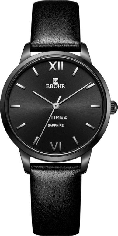 Ebohr,Master 31mm,31mm,Stainless Steel,Black,Quartz,Sapphire,Crystal Glass,Round,19058249