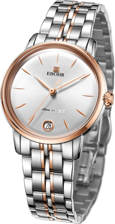 Ebohr,Master 32mm,32mm,Stainless Steel,Silver,Automatic,Day,Sapphire,Crystal Glass,18022128