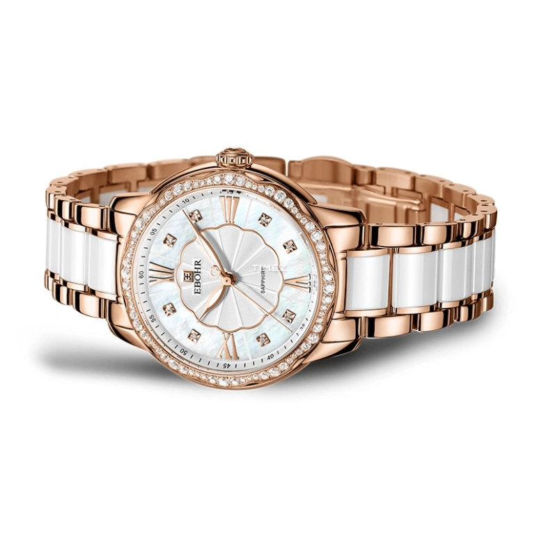 Ebohr,Kana 36mm,36mm,Stainless Steel,Silver,Quartz,Sapphire,Crystal Glass,Round,11000129