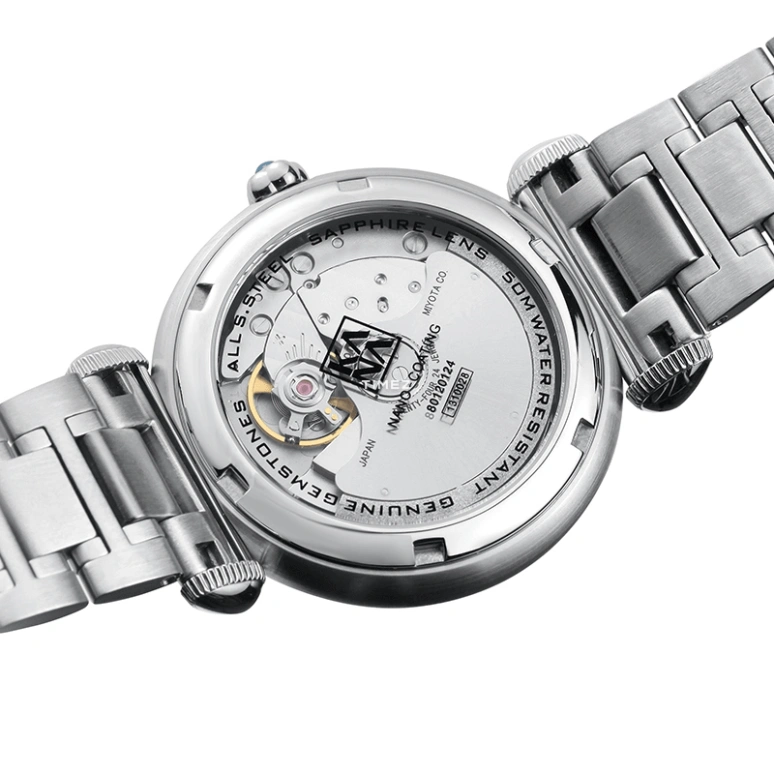 Ebohr,Kana 36mm,36mm,Stainless Steel,White,Automatic,Day,Sapphire,Glass,80120124