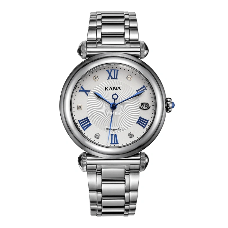 Ebohr,Kana 36mm,36mm,Stainless Steel,White,Automatic,Day,Sapphire,Glass,80120124