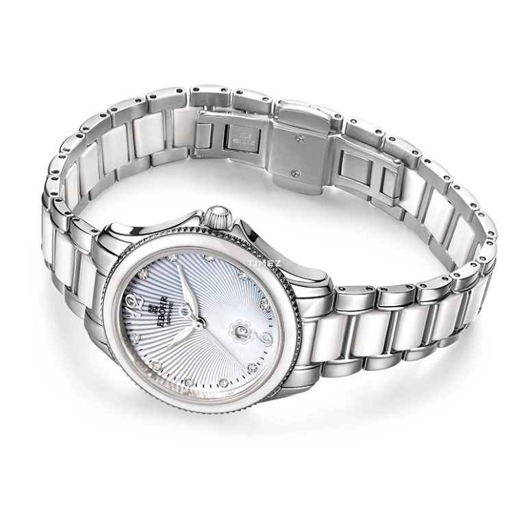 Ebohr,Kana 32mm,32mm,Stainless Steel,Silver White,Quartz,Day,Sapphire,Crystal Glass,11020325