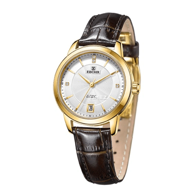 Ebohr,Master 33mm,33mm,Stainless Steel,Silver White,Automatic,Day,Sapphire,Crystal Glass,11140245