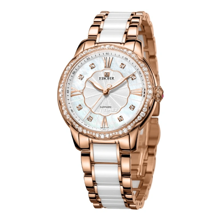 Ebohr,Kana 36mm,36mm,Stainless Steel,Silver,Quartz,Sapphire,Crystal Glass,Round,11000129
