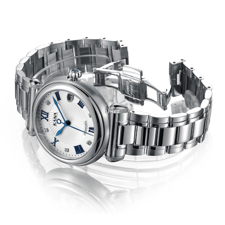 Ebohr,Kana 36mm,36mm,Stainless Steel,White,Automatic,Day,Sapphire,Glass,80120124