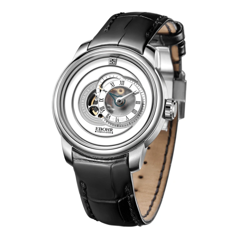 Ebohr,Explorer 43mm,43mm,Stainless Steel,White,Automatic,Sapphire,Crystal Glass,Round,60190239