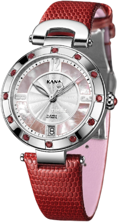 Ebohr,Kana 33mm,33mm,Stainless Steel,White,Day,Sapphire,Glass,Round,80051442