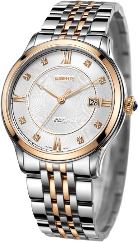 Ebohr,Master 42mm,42mm,Stainless Steel,Silver,Automatic,Day,Sapphire,Crystal Glass,10660218