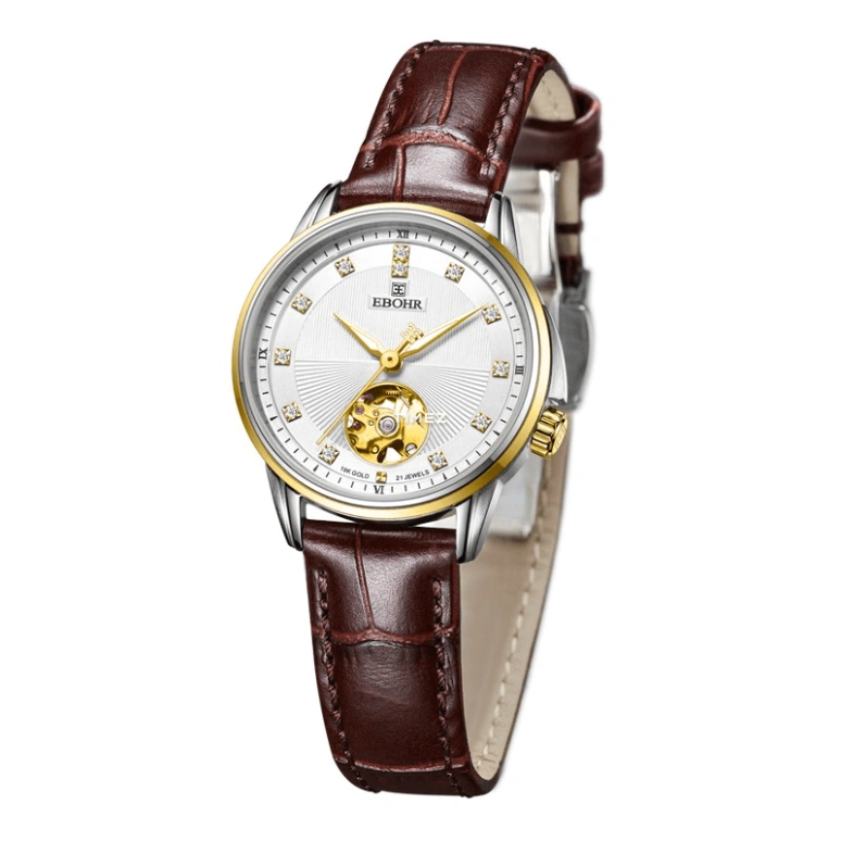 Ebohr,Master 29mm,29mm,Stainless Steel,White,Automatic,Sapphire,Crystal Glass,Round,19334146