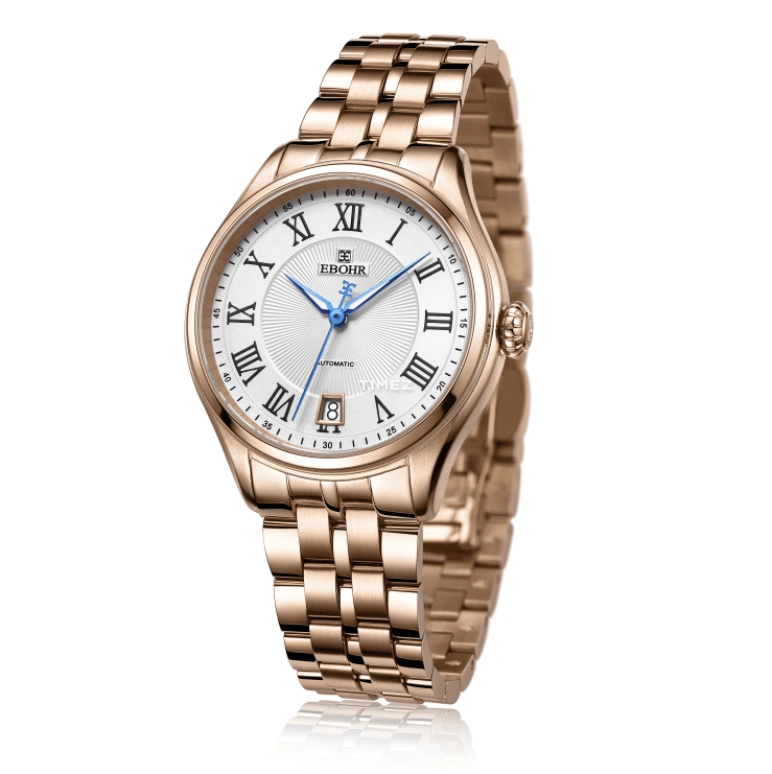 Ebohr,Other 34mm,34mm,Stainless Steel,Silver,Automatic,Day,Sapphire,Glass,70150322