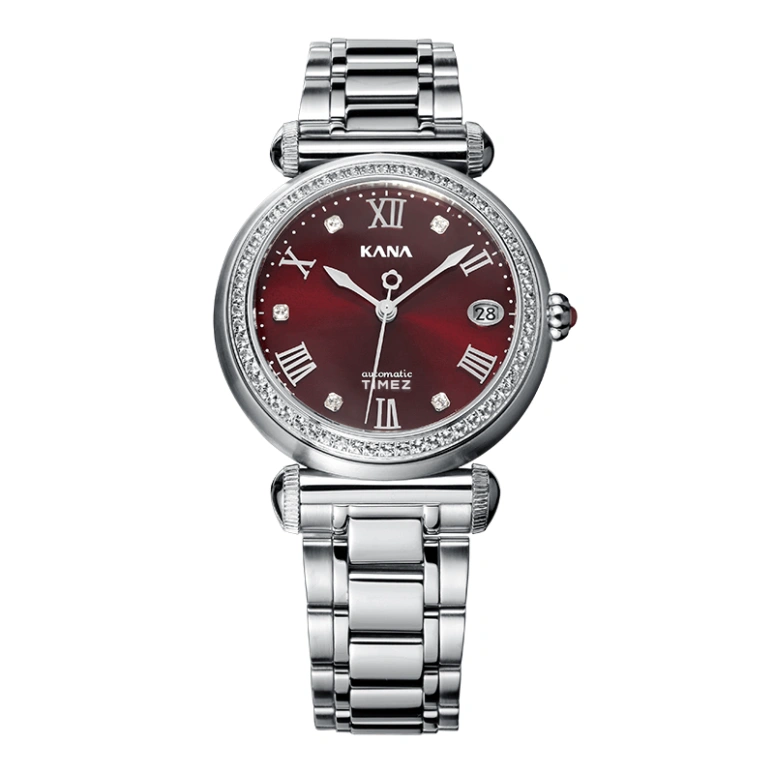 Ebohr,Kana 36mm,36mm,Stainless Steel,Red,Automatic,Day,Sapphire,Glass,80120421