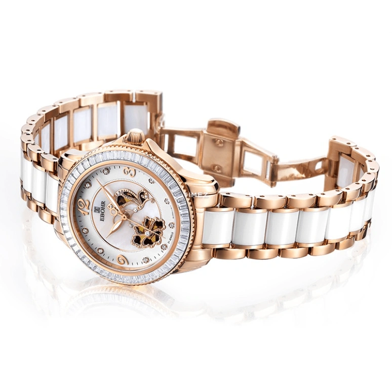 Ebohr,Butterfly 35.50mm,35.50mm,Stainless Steel,White,Automatic,Sapphire,Crystal Glass,Round,10880227