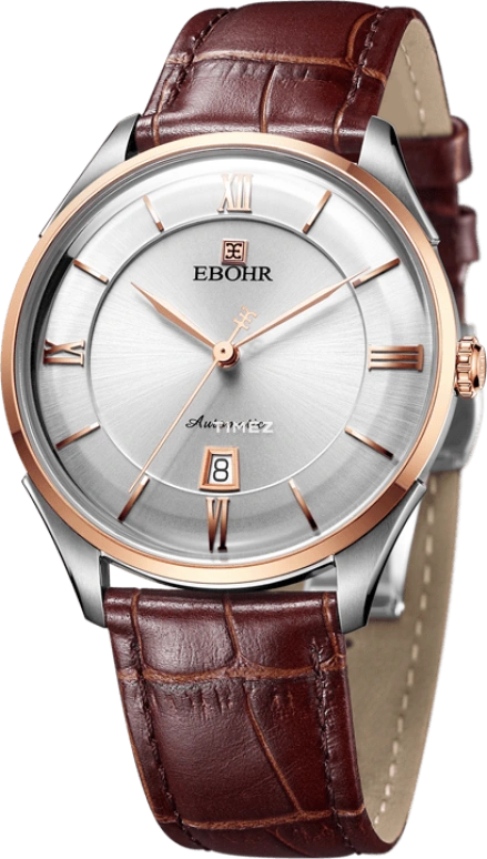 Ebohr,Master 41.50mm,41.50mm,Stainless Steel,Silver,Automatic,Day,Sapphire,Crystal Glass,18330132