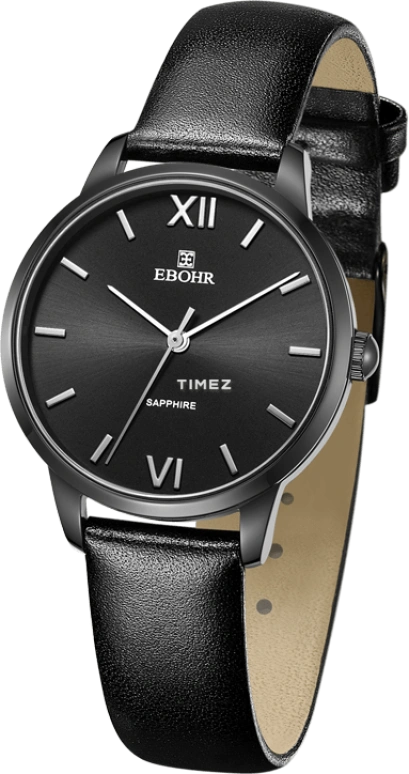 Ebohr,Master 31mm,31mm,Stainless Steel,Black,Quartz,Sapphire,Crystal Glass,Round,19058249