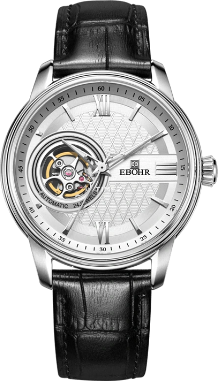 Ebohr,Master 41mm,41mm,Stainless Steel,Silver White,Automatic,Sapphire,Crystal Glass,Round,15000439