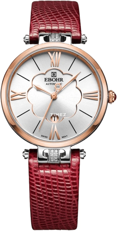 Ebohr,Kana 32mm,32mm,Stainless Steel,Silver,Automatic,Day,Sapphire,Crystal Glass,11230946