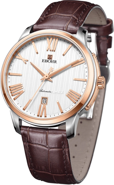 Ebohr,Master 41.50mm,41.50mm,Stainless Steel,White,Automatic,Day,Sapphire,Crystal Glass,18052138