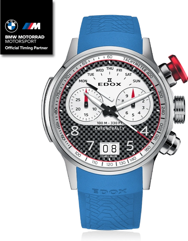 EDOX,Chronorally 45mm,45mm,Titanium,Silver,Black,Quartz,Chronograph,Date,Big Date,Retrograde,Sapphire,Round,38003,38003-TINR-CANBR