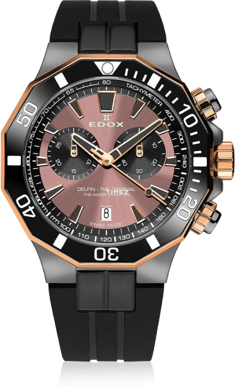 EDOX Delfin The Original 10112-357GRNCA-BRNR
