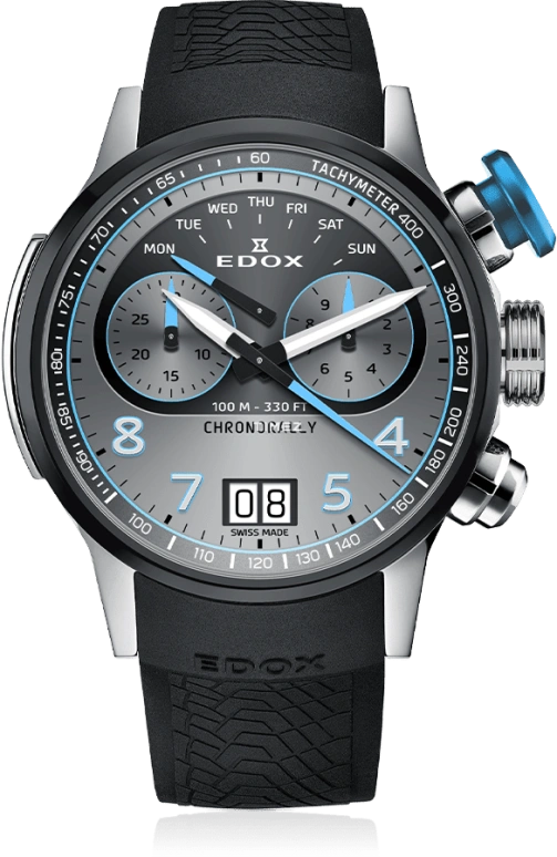 EDOX Chronorally 38003-TINBU-GNBU