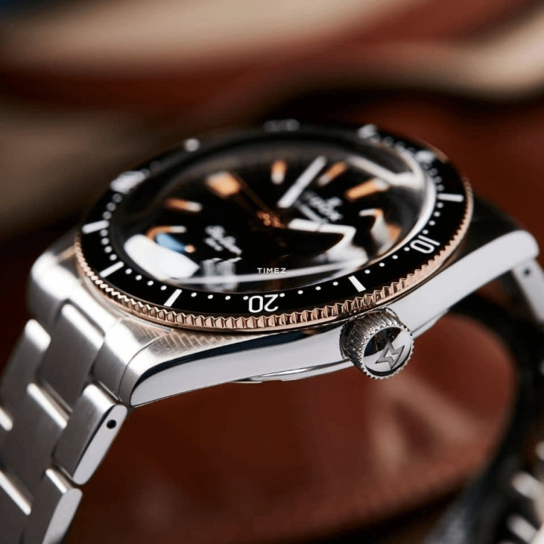 EDOX,Skydiver 42mm,42mm,Stainless Steel,Black,Automatic,Day,41hours,80126,80126-357RNM-NIRB