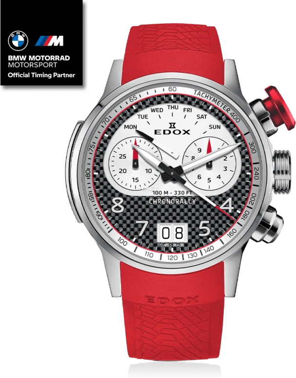 EDOX,Chronorally 45mm,45mm,Titanium,Silver,Black,Quartz,Chronograph,Date,Big Date,Retrograde,Sapphire,Round,38003,38003-TINR-CANBR