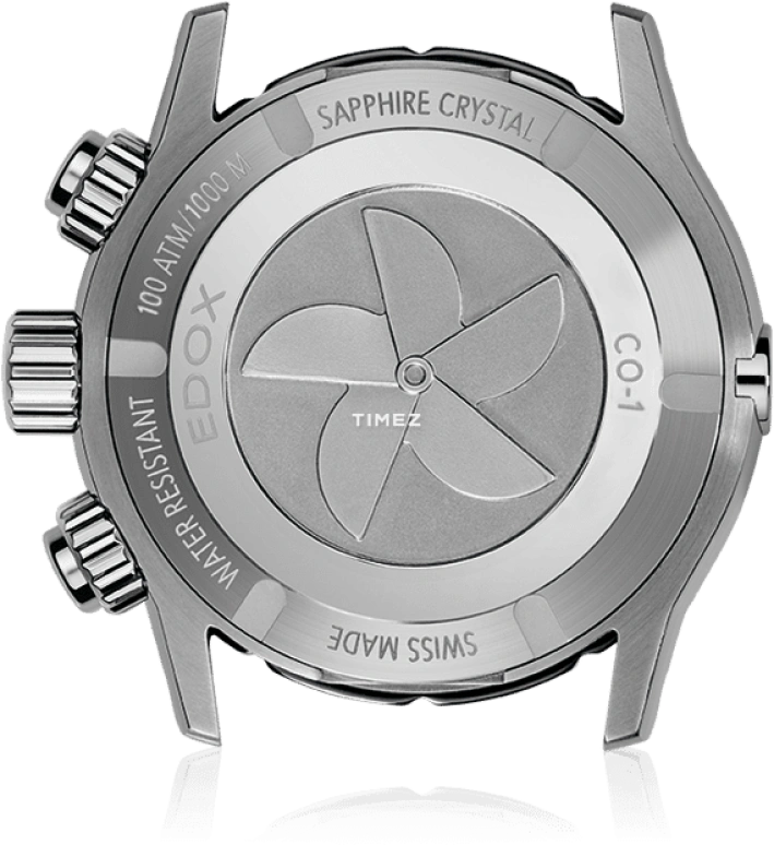 EDOX,CO-1 45mm,45mm,Titanium,Black,Quartz,Chronograph,Day,10242,10242-TINM-GIDNO