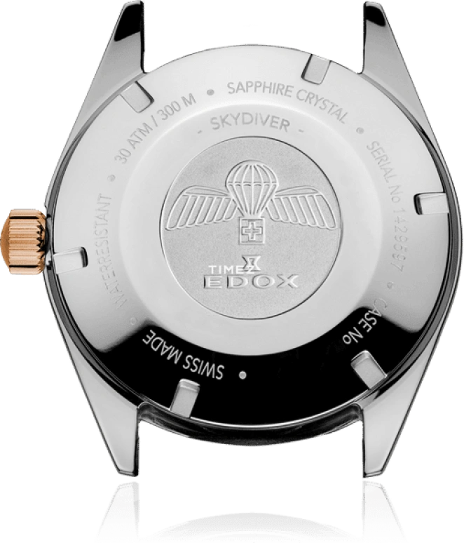 EDOX,Skydiver 38mm,38mm,Stainless Steel,Purple Red,Automatic,Day,41hours,80131,80131-357RNRC-VIO