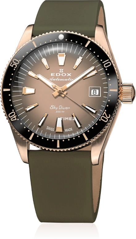 EDOX Skydiver 80131-37RNC-VDBEI