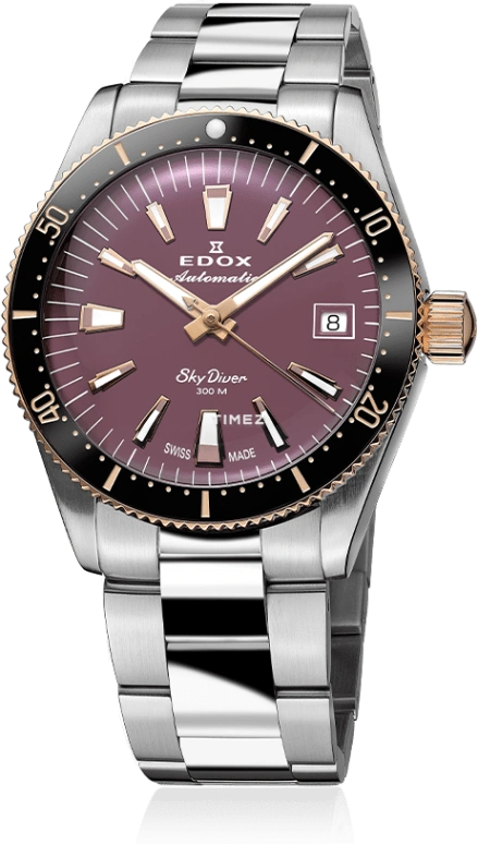 EDOX Skydiver 80131-357RNRM-VIO
