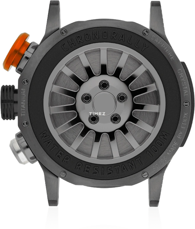 EDOX,Chronorally 45mm,45mm,Titanium,Dual,Orange,Black,Automatic,Chronograph,Day,01129,01129-TNGOCA-ONB