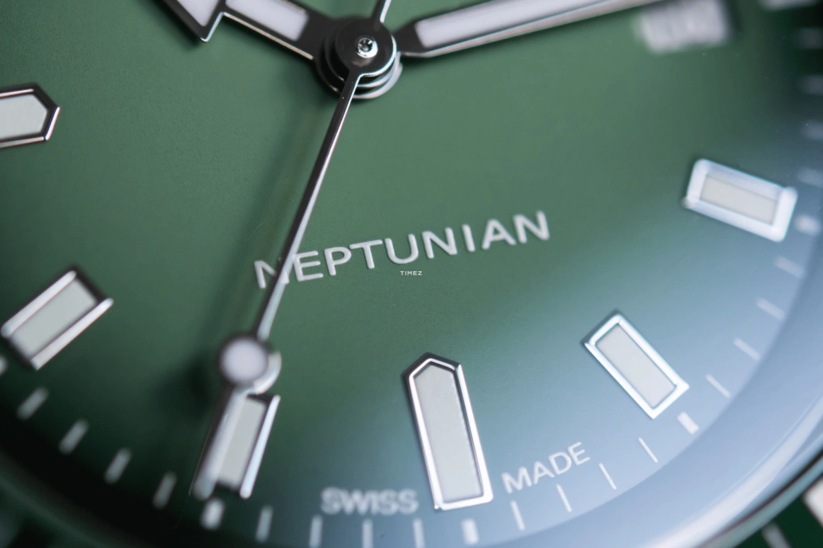 EDOX,Neptunian 44mm,44mm,Stainless Steel,Green,Automatic,Day,41hours,80120,80120-3VM-VDN1