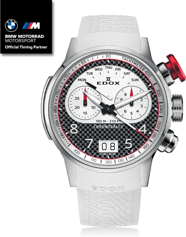 EDOX,Chronorally 45mm,45mm,Titanium,Silver,Black,Quartz,Chronograph,Date,Big Date,Retrograde,Sapphire,Round,38003,38003-TINR-CANBR