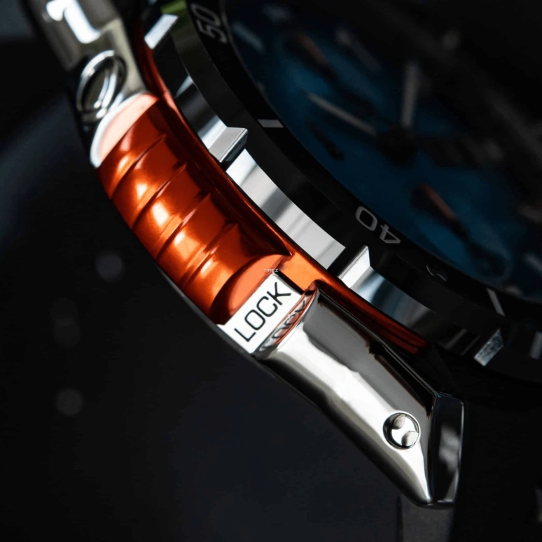 EDOX,CO-1 45mm,45mm,Stainless Steel,Blue,Automatic,Chronograph,Date,Day,01128,01128-3NOCA-BUIDN