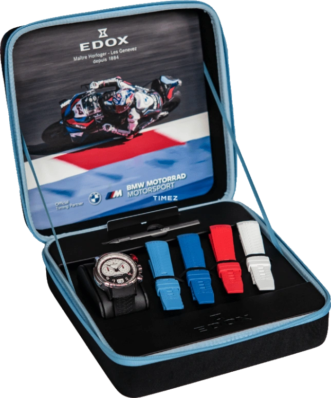 EDOX,Chronorally 45mm,45mm,Titanium,Silver,Black,Quartz,Chronograph,Date,Big Date,Retrograde,Sapphire,Round,38003,38003-TINR-CANBR